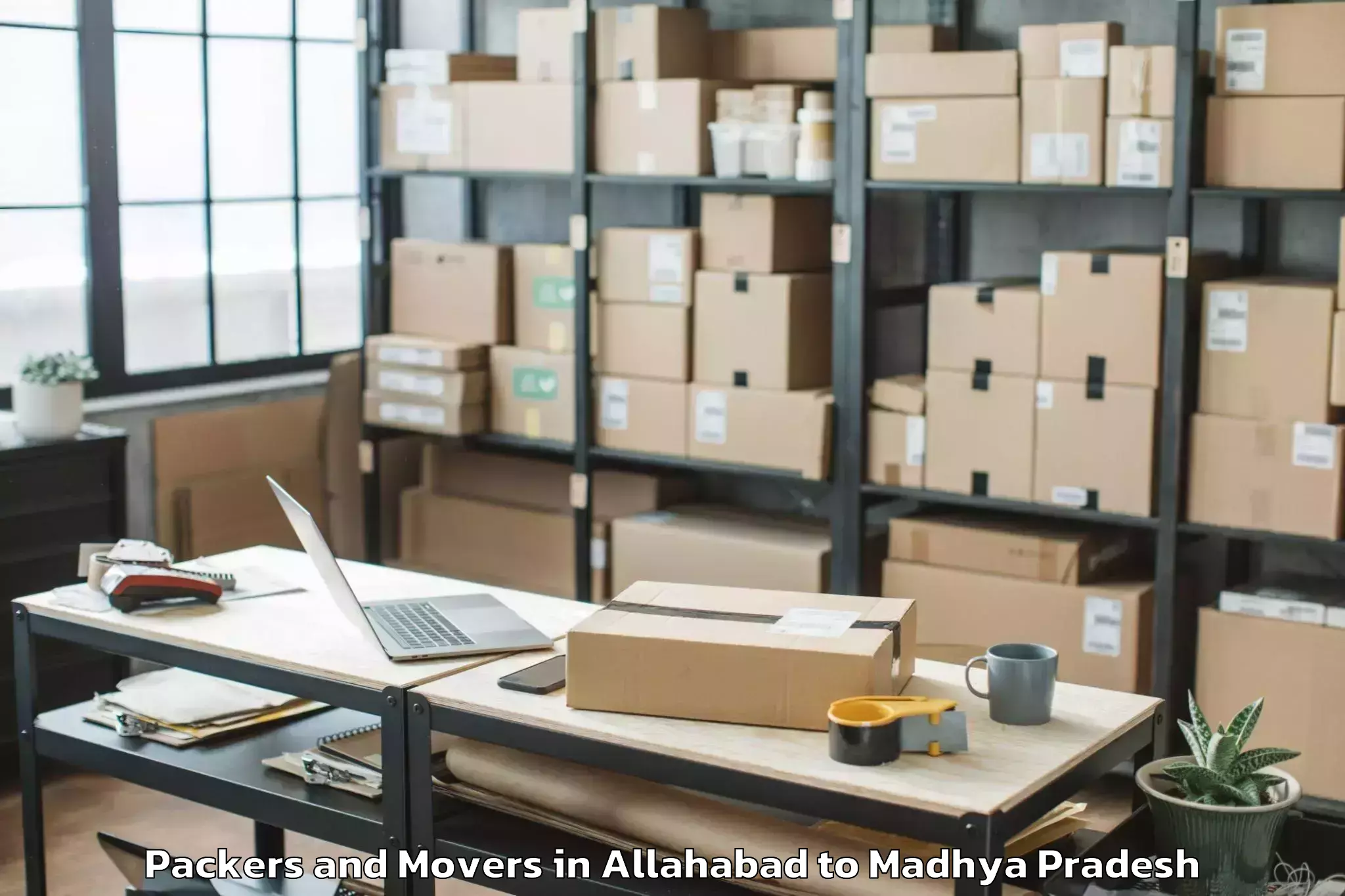 Book Allahabad to Raghogarh Vijaypur Packers And Movers Online